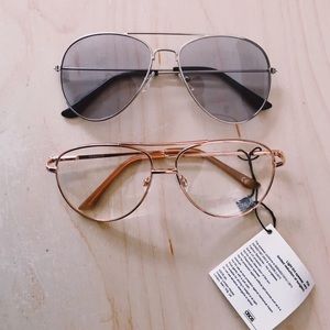 Two aviator glasses